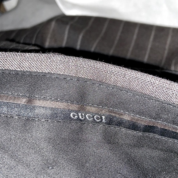 Gucci Wool & Cashmere PinStriped Pants US32​​ - Picture 3 of 6